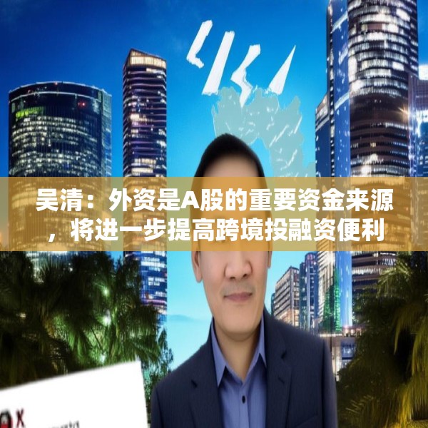 吴清：外资是A股的重要资金来源，将进一步提高跨境投融资便利性，提升A股投资吸引力