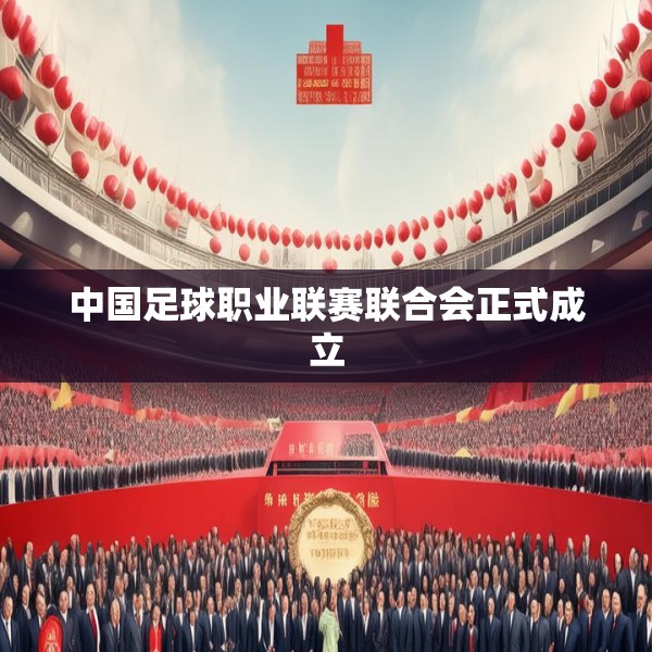 中国足球职业联赛联合会正式成立