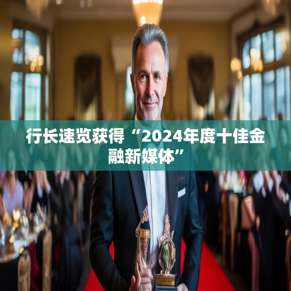 行长速览获得“2024年度十佳金融新媒体”