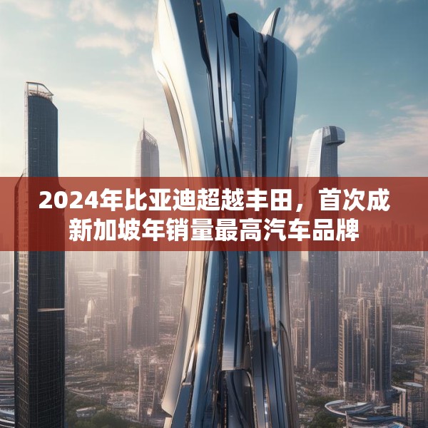 2024年比亚迪超越丰田，首次成新加坡年销量最高汽车品牌