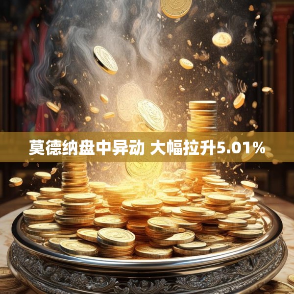 莫德纳盘中异动 大幅拉升5.01%