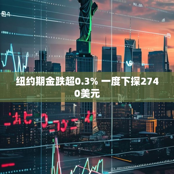 纽约期金跌超0.3% 一度下探2740美元