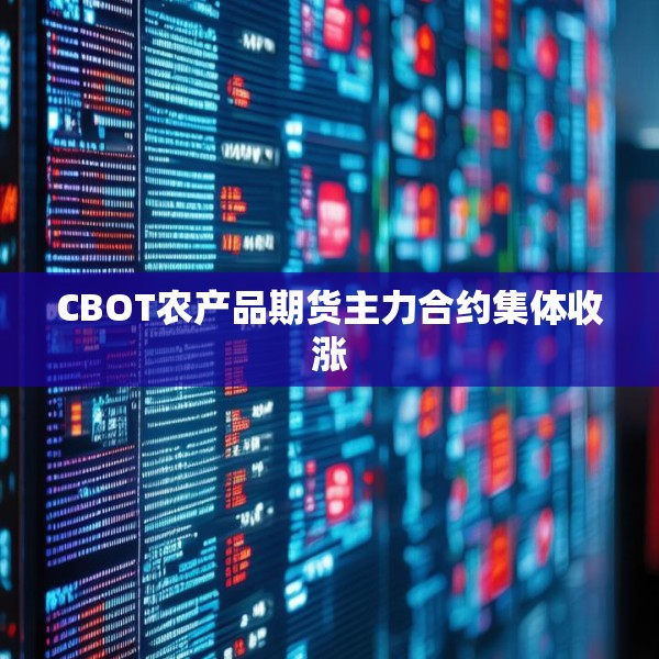 CBOT农产品期货主力合约集体收涨