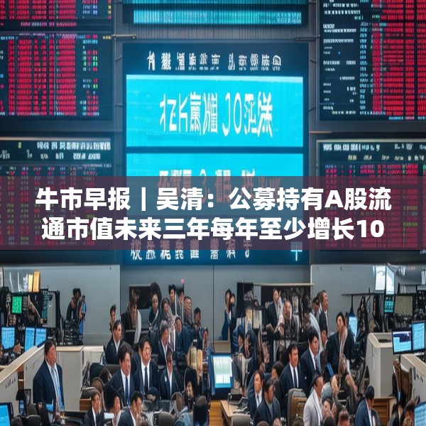 牛市早报｜吴清：公募持有A股流通市值未来三年每年至少增长10%