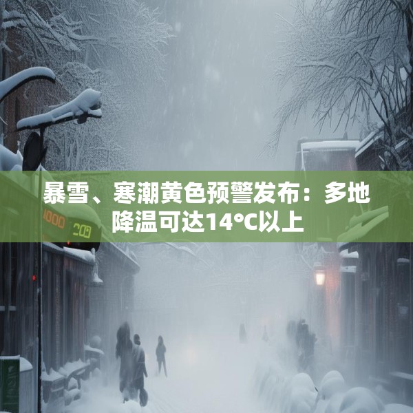 暴雪、寒潮黄色预警发布：多地降温可达14℃以上