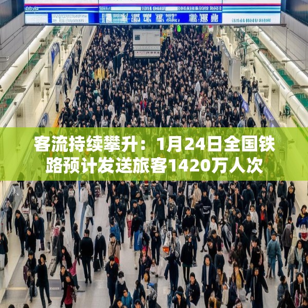 客流持续攀升：1月24日全国铁路预计发送旅客1420万人次