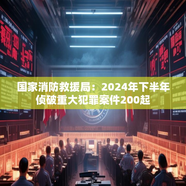 国家消防救援局：2024年下半年侦破重大犯罪案件200起