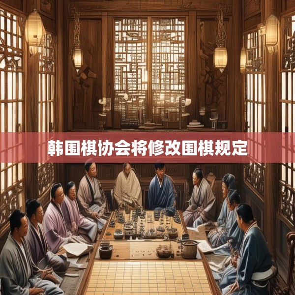 韩围棋协会将修改围棋规定